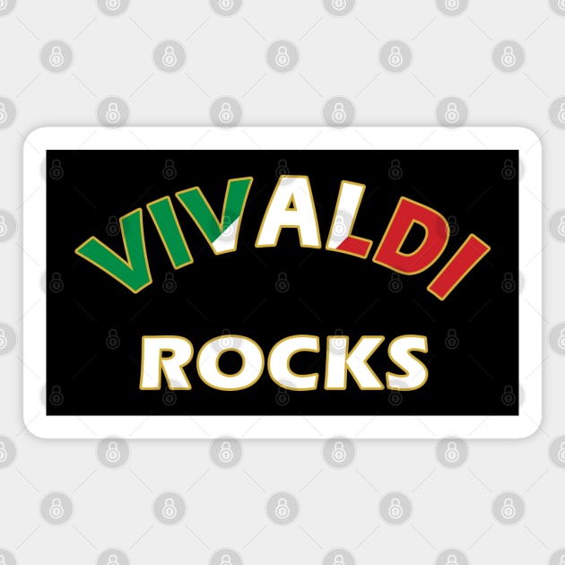 Vivaldi Rocks Magnet by Lyvershop